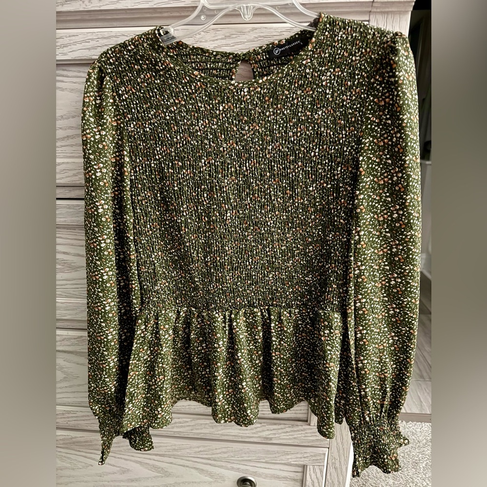 Babydoll Long Sleeve Blouse